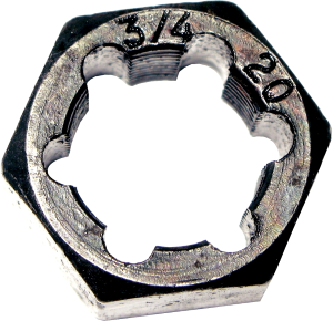 Armature Die Nut T&E Tools J7520 for repairing Alternator Armatures