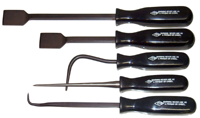 Gasket Scraper & Hook 5 Piece Set T&E Tools J7555