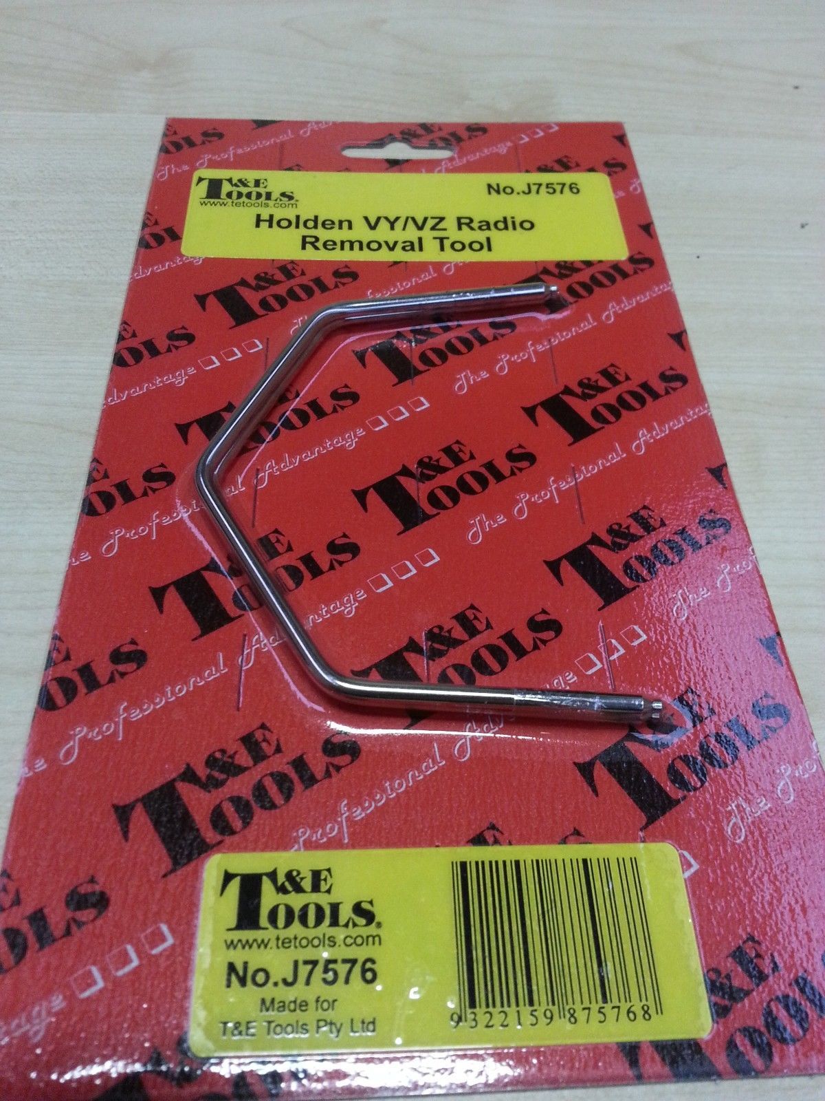 Holden VY / VZ  Radio Removal Tools T&E Tools J7576