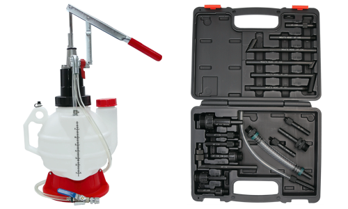 Transmission Filling Pump System with #K10-4 Adaptor Set T&E Tools TE-K10CH
