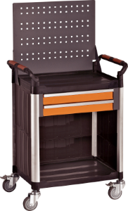 Tool Cart Two Drawer 670 x 365 x 460mm T&E Tools KT202DA