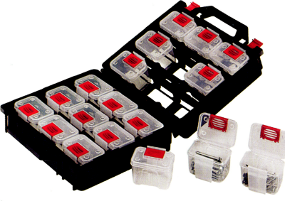 Parts Box Assorted Case with Clip On (15 Compartments) T&E Tools KT612