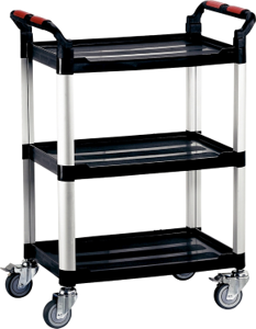 Triple Tray Tool Cart 795 x 470 x 950mm T&E Tools KT707F