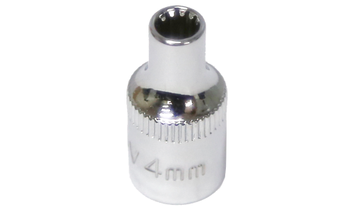 4mm x 1/4"Dr. Multi Lock Socket T&E Tools M5204