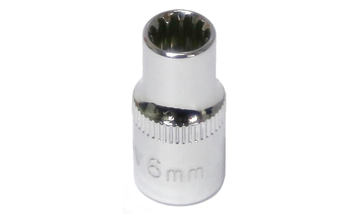 6mm x 1/4"Dr. Multi Lock Socket T&E Tools M5206