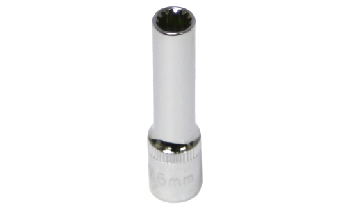 6mm x 1/4"Drive Deep Multi-Lock Socket T&E Tools M5206L
