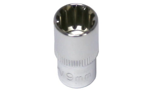 9mm x 1/4"Dr. Multi Lock Socket T&E Tools M5209