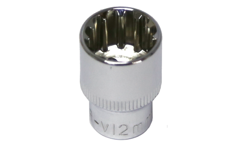 12mm x 1/4"Dr. Multi Lock Socket T&E Tools M5212
