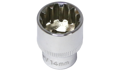 14mm x 1/4"Dr. Multi Lock Socket T&E Tools M5214