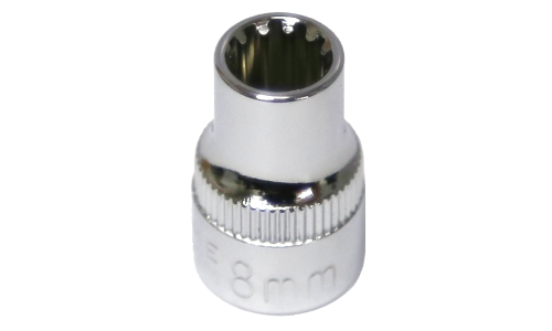 8mm x 3/8"Dr. Multi Lock Socket T&E Tools M5308