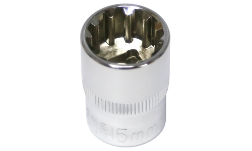 15mm x 3/8"Dr. Multi Lock Socket T&E Tools M5315