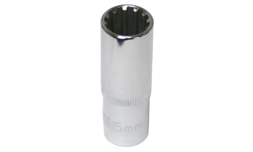 15mm x 3/8" Drive Deep Multi-Lock Socket T&E Tools M5315L