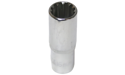 16mm x 3/8" Drive Deep Multi-Lock Socket T&E Tools M5316L