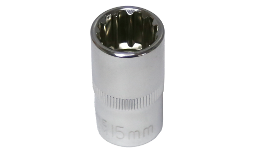 15mm x 1/2" Drive Multi-Lock Socket T&E Tools M5415