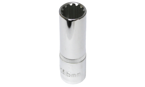 15mm x 1/2" Drive Deep Multi-Lock Socket T&E Tools M5415L