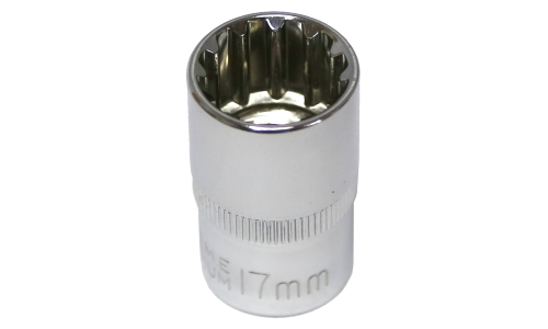 17mm x 1/2" Drive Multi-Lock Socket T&E Tools M5417
