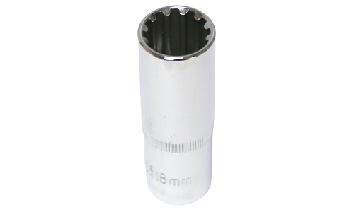 18mm x 1/2" Drive Deep Multi-Lock Socket T&E Tools M5418L