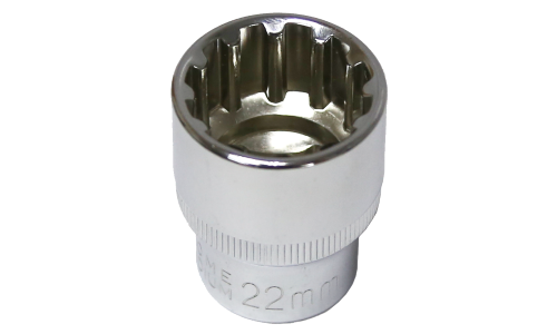 22mm x 1/2" Drive Multi-Lock Socket T&E Tools M5422