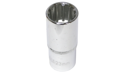 23mm x 1/2" Drive Deep Multi-Lock Socket T&E Tools M5423L
