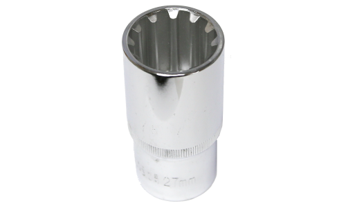 27mm x 1/2" Drive Deep Multi-Lock Socket T&E Tools M5427L