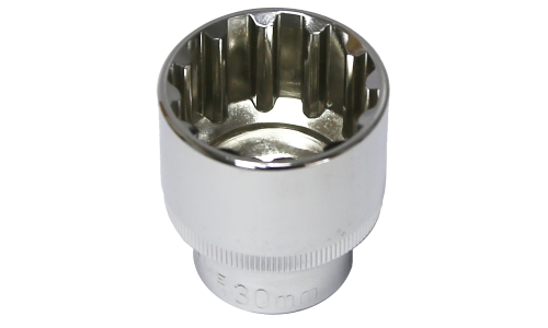 30mm x 1/2" Drive Multi-Lock Socket T&E Tools M5430