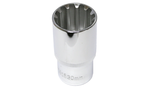 30mm x 1/2" Drive Deep Multi-Lock Socket T&E Tools M5430L