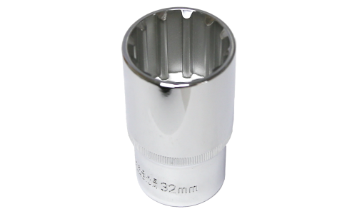 32mm x 1/2" Drive Deep Multi-Lock Socket T&E Tools M5432L