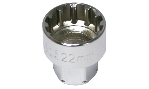 22mm x  19mm Drive Hole Thru  Multi Lock Socket T&E Tools M5522