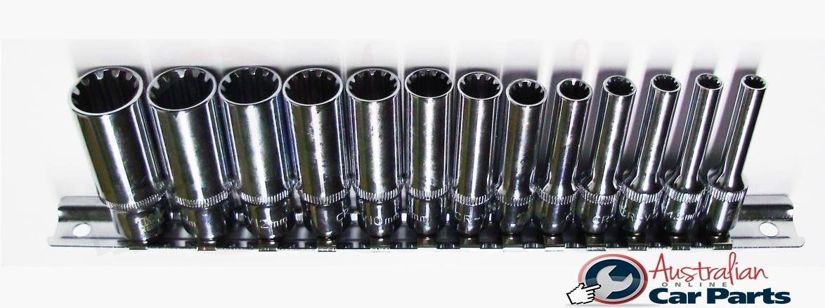 13 Piece 1/4"Drive Multi-Lock Sockets T&E Tools M92414