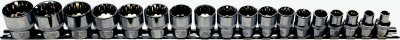 Multi-Lock Socket 3/8" Drive 18 Piece Set T&E Tools M93218