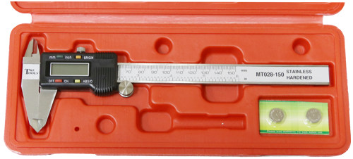Digital Vernier Caliper 150mm Stainless Steel T&E Tools MT028-150