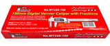 Vernier Caliper With Fractions (150mm) T&E Tools MT220-150