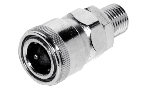 Female-Half Quick Release Coupling With 1/4" NPT Male Thread T&E Tools NBM08
