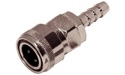 Female-Half Quick Release Coupling With 5/16" Hose Tail Barb T&E Tools NBT08