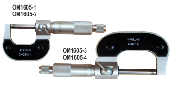 Outside Micrometer (25mm to 50mm) T&E Tools OM1605-2