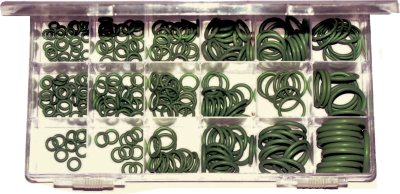 O-Ring Assortment Set Air Conditioning seals 386 Piece (HNBR Series) T&E Tools OR105