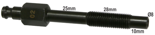 M10 x 1.25mm x 83mm Diesel Glow Plug Adaptor T&E Tools OT002