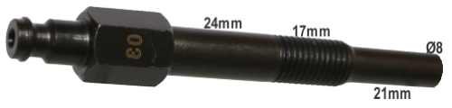 M10 x 1.25mm x 62mm Diesel Glow Plug Adaptor T&E Tools OT003