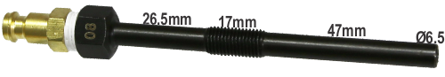M8 x 1.00mm x 90.5mm Diesel Glow Plug Adaptor T&E Tools OT008