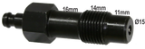 M18 x 1.50mm x 41mm Injector Type Diesel Comp. Adaptor T&E Tools OT016