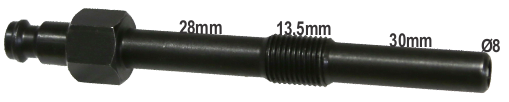 M10 x 1.00mm x 71.5mm Glow plug Diesel Comp. Adaptor T&E Tools OT034