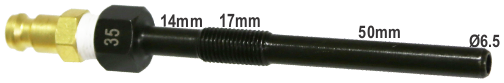 M8 x 1.00mm x 81mm Glow plug Diesel Comp. Adaptor T&E Tools OT035