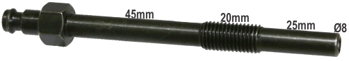 M10 x 1.25mm x 90mm Glow plug Diesel Comp. Adaptor T&E Tools OT039