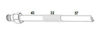 M10 x 1.00mm x 132mm Glow plug Diesel Comp. Adaptor T&E Tools OT042