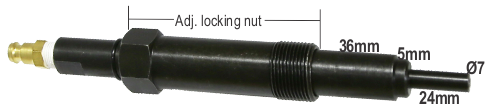 M22 x 1.50mm x 65mm Injector Type Diesel Comp. Adaptor T&E Tools OT064