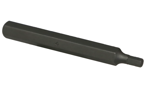 4mm In-Hex x 5/16" Hex Bit 75mm Long T&E Tools P3024