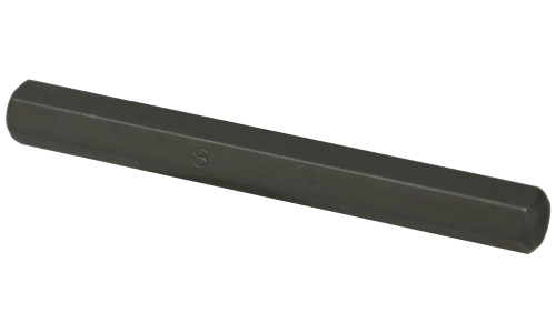 8mm In-Hex x 5/16" Hex Bit 75mm Long T&E Tools P3028
