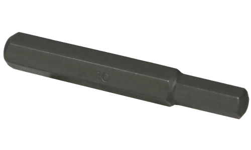 10mm In-Hex x 5/16" Hex Bit 75mm Long T&E Tools P3029