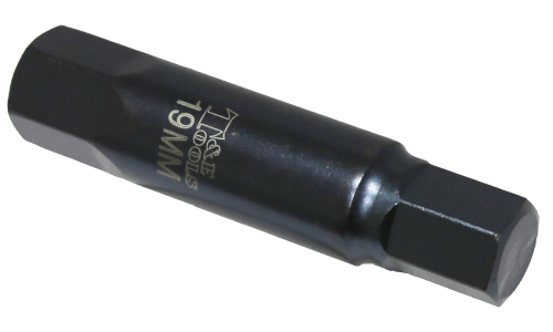19mm  In-Hex x 22mm Hex Insert Bit 107mm Long T&E Tools P7519
