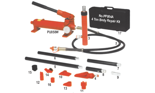 4" Lock-On Ext. Tube T&E Tools PP004A-8